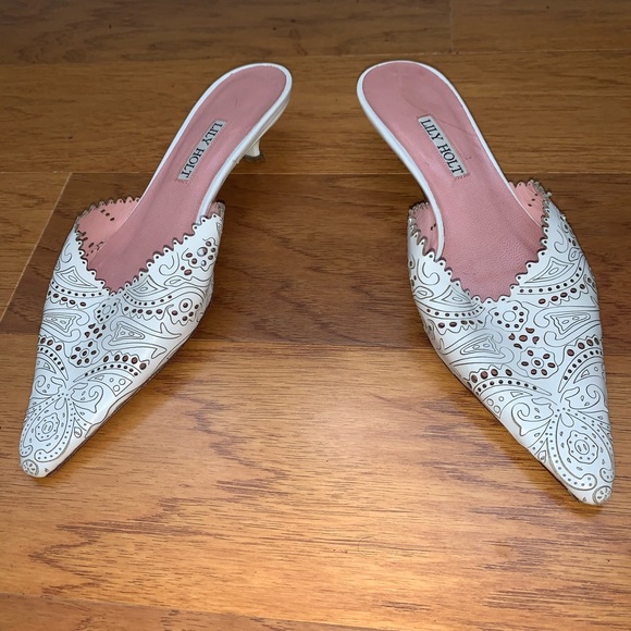 Lily Holt low heel mules - Picture 2 of 6